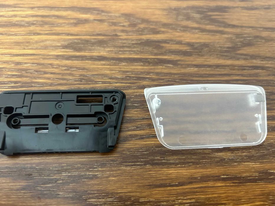 PS5 playstation 5 dualsense pad  bezbarwne przyciski transparent