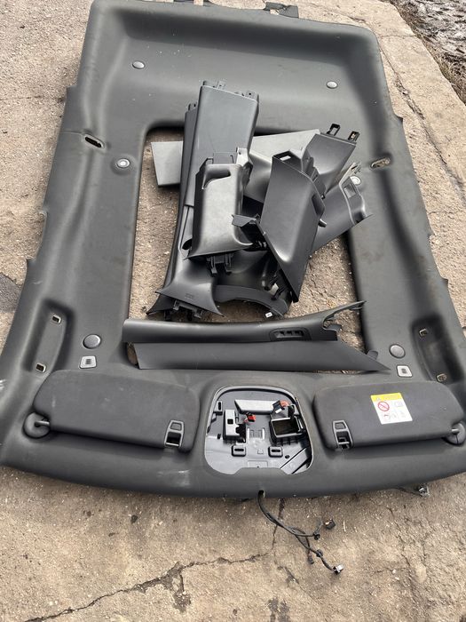 Jeep grand cherokee wk2 podsufitka alkantara czarna