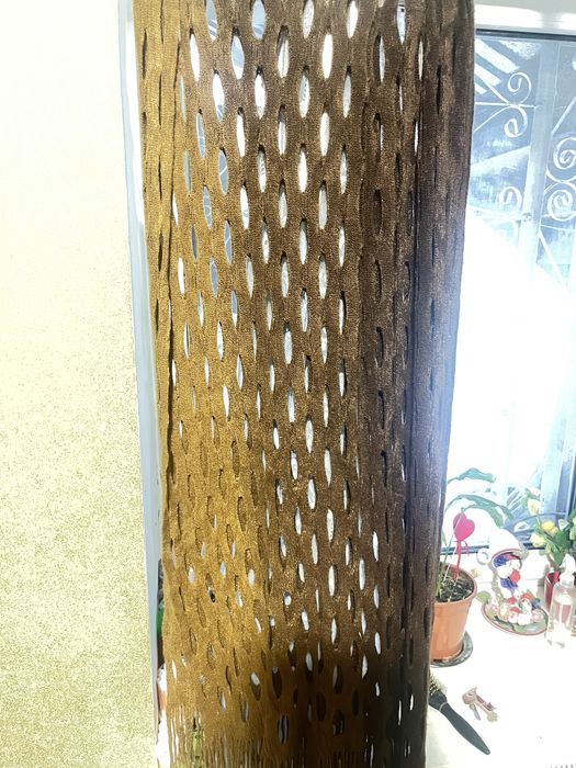 , большой шарф вязанный