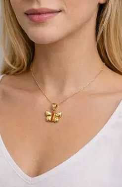 Złota zawieszka MOTYL – złoto próby 585 – 4,16 g