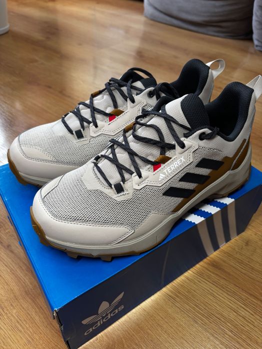 Adidas Terrex AX4 IH1131 BUTY Trekkingowe męskie BEŻOWE TRAPERY TRAIL