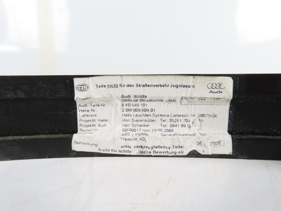 Pisca Audi A4 Ref: 8K0949101 2007 - 2025