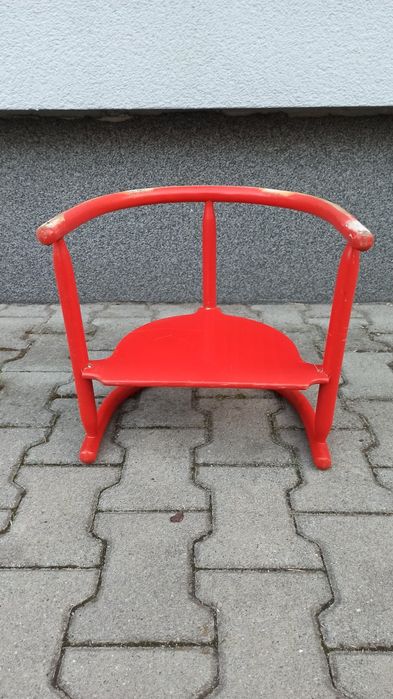 Krzesełko dziecięce Anna Karin Mobring Ikea vintage modern PRL lata 60