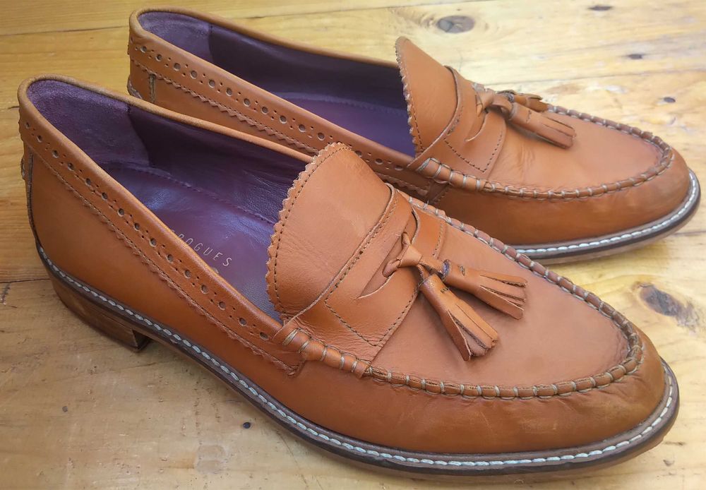 Броги, туфли мужские London Brogues. Кожа. Размер 9 (27,3 см)