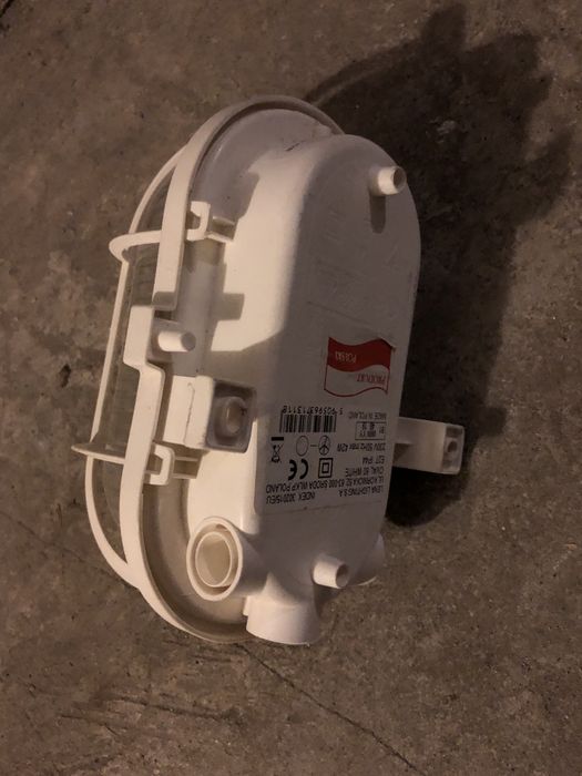 Oprawa Lena Lighting 42W E27 IP44 OVAL 60 white przemysłowa kanałowa