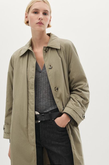 Утеплений тренч / пальто Massimo dutti M, L