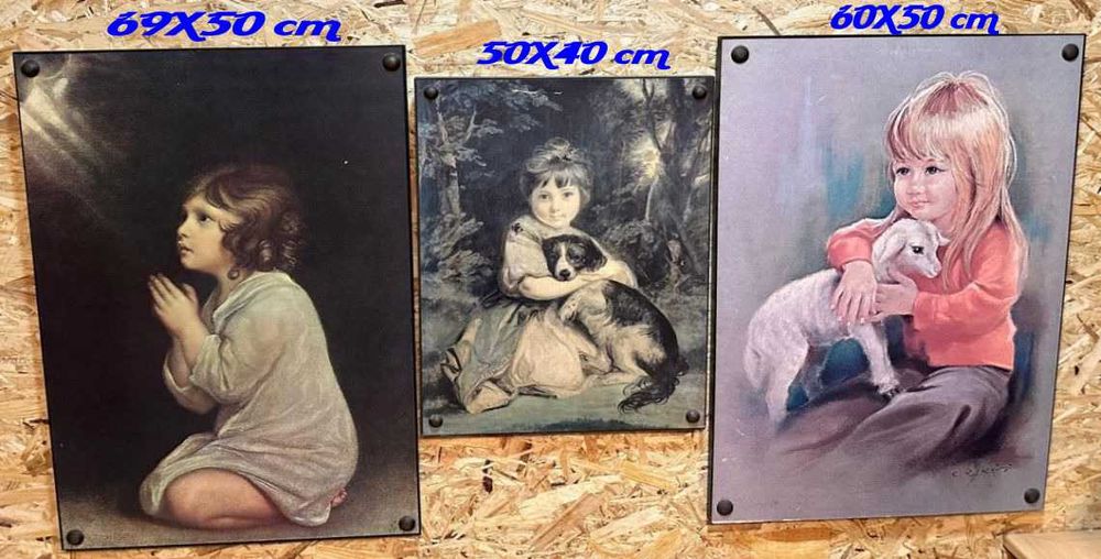 Quadros decorativos antigos em moldura