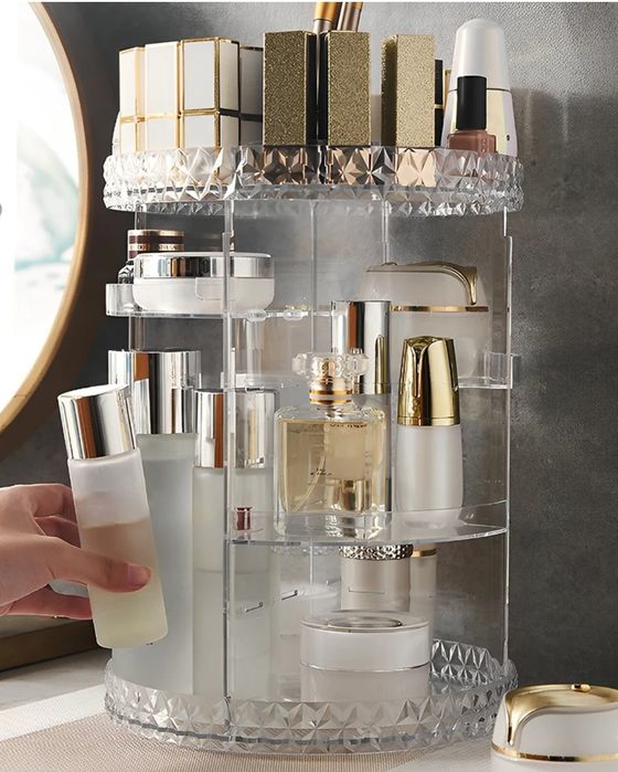 Suporte maquiagem perfumes novo