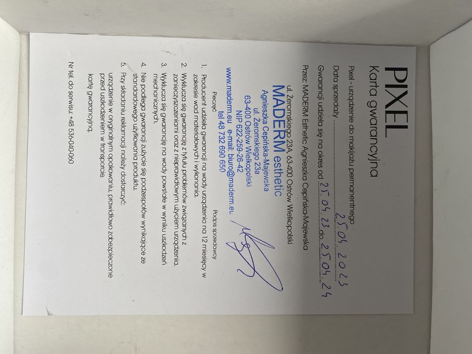 Maszynka do makijażu permanentego PIXEL