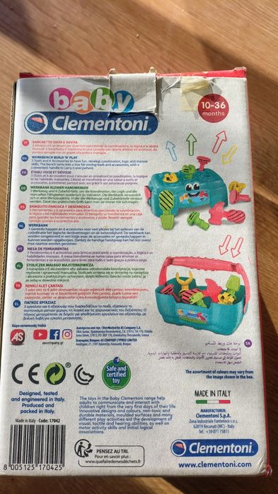 Brinquedo clementoni 10-36 meses