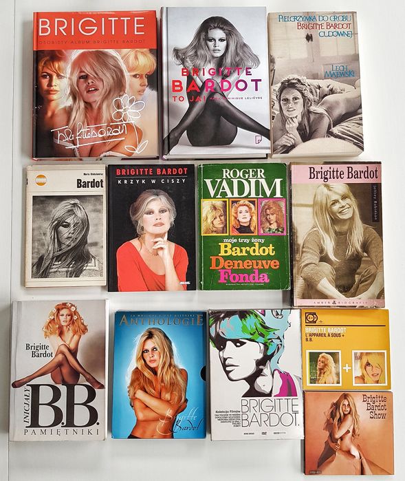 Kolekcja Brigitte Bardot. Książki, filmy, muzyka.