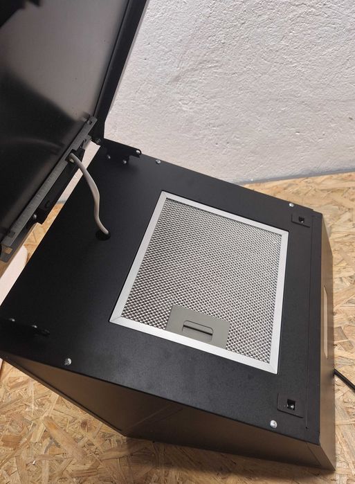 Okap 2w1 kuchenny 60cm ze SZKŁA hartowanego  dotyk LED