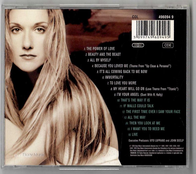 Celine Dion - All The Way... A Decade Of Song [CD] [EU]