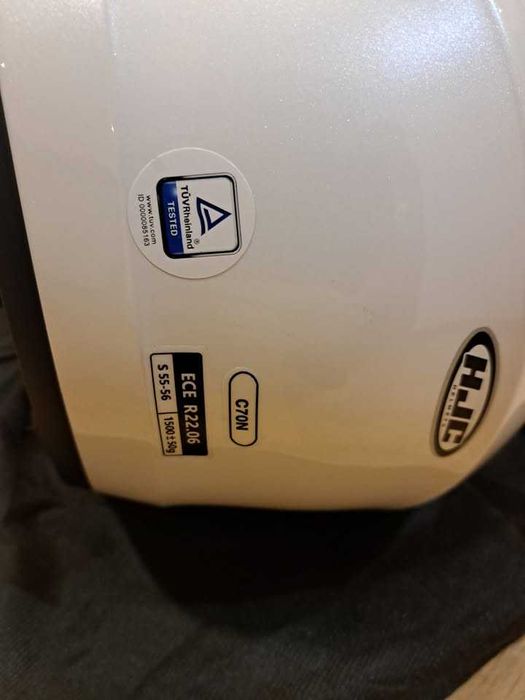 Capacete HJC C70N WHITE/Pérola S