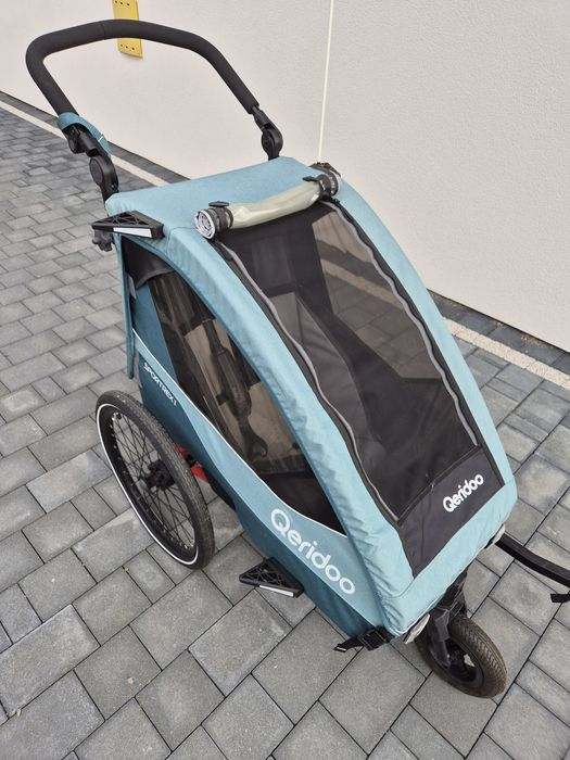 Qeridoo Sportrex 1 - przyczepka do roweru, wózek JAK NOWA
