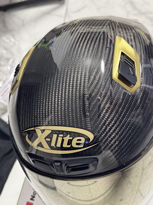 Шолом X-lite X-803 RS Ultra Carbon Golden Edition