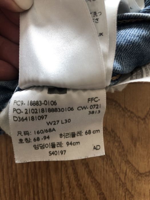 Levis’s 724 High Rise Straight W27 L30