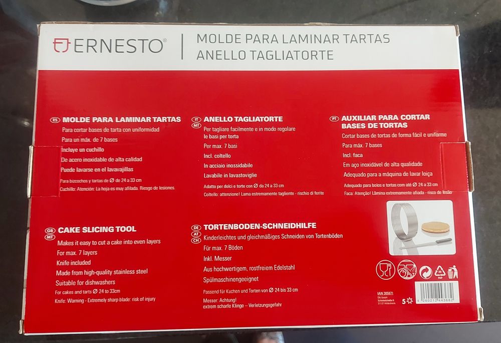 Conjunto de peças p laminar bolos NOVO