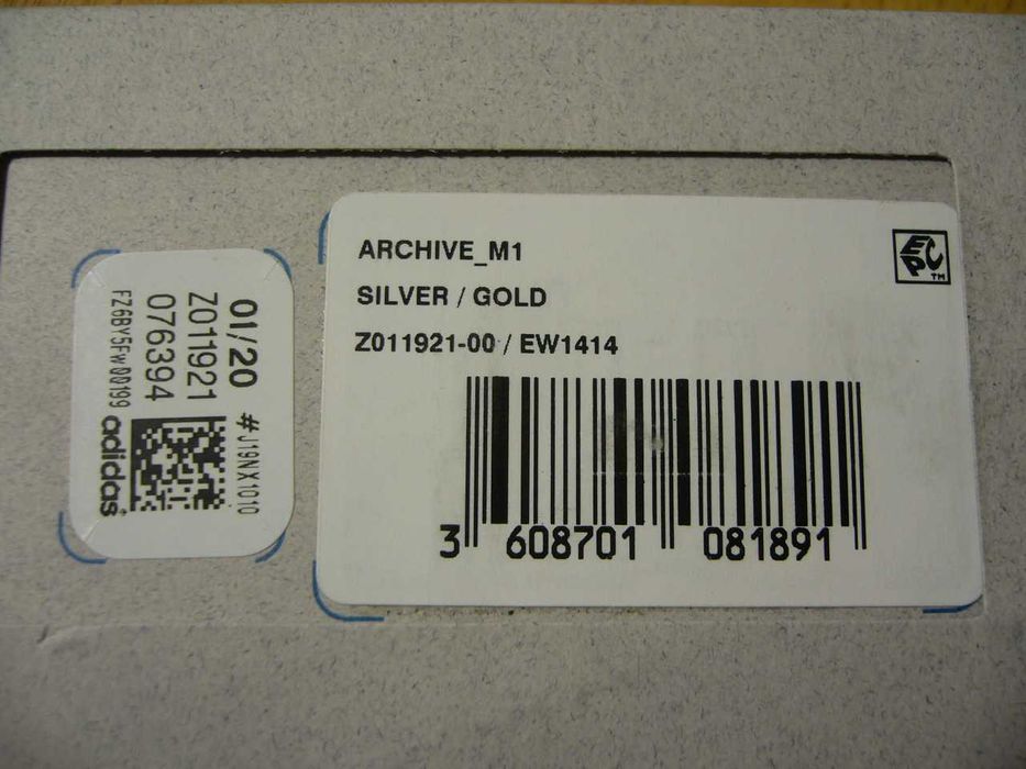 Zegarek elektroniczny adidas Archive M1 stainless steel