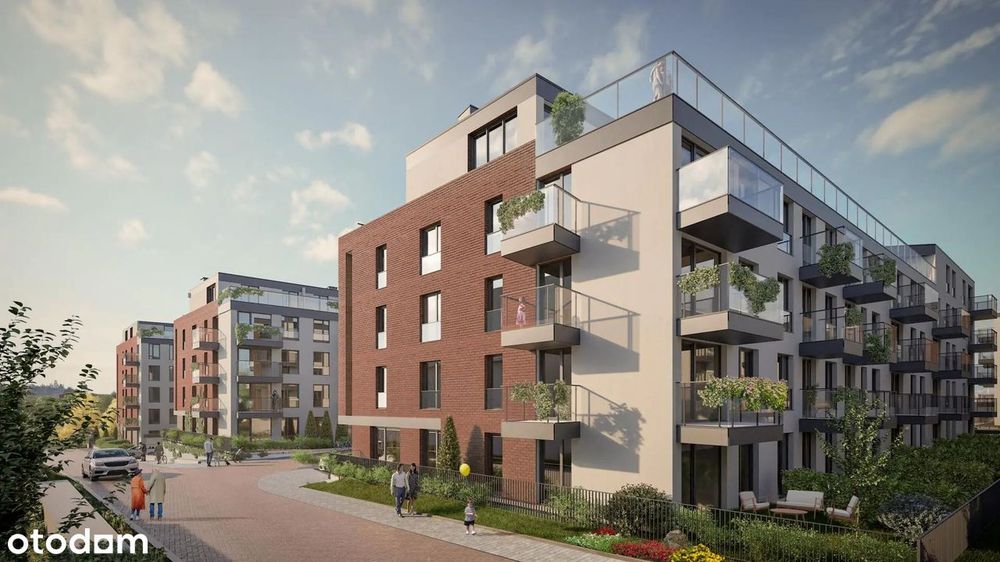 3-pokojowe mieszkanie 62m2 + ogródek Bez Prowizji