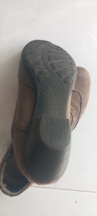 Sapatos senhora camurça