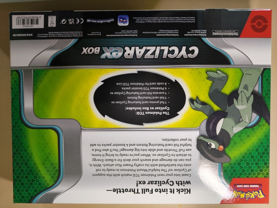 Caixa Pokémon -  Cyclizar Ex Box