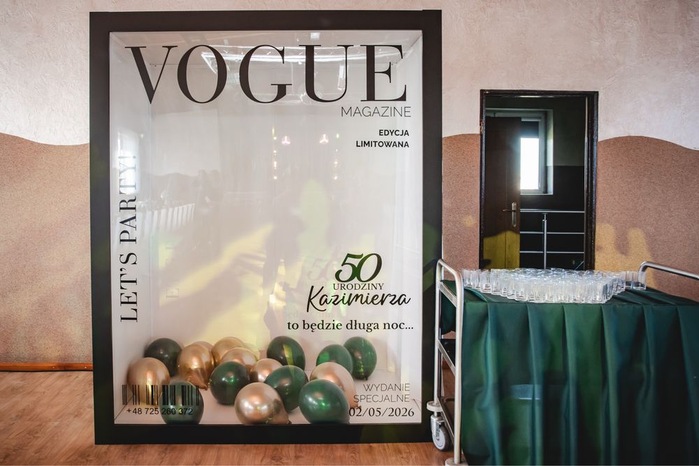 Fotobox Photobox  Fotobudka VOGUE PARTY wynajem