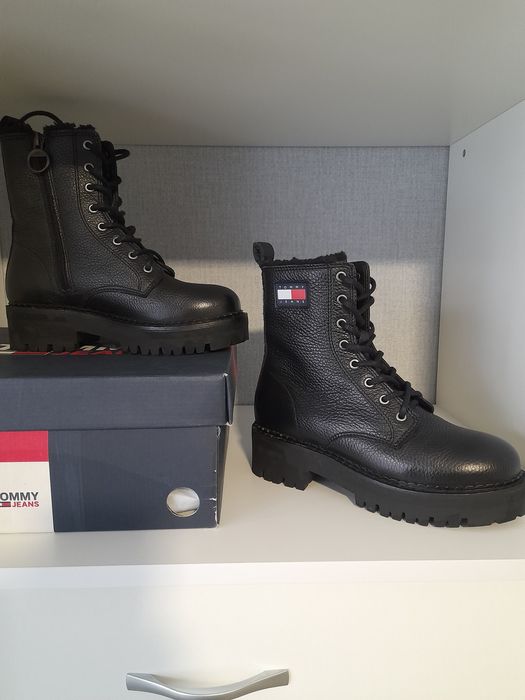 Ботинки кожа зима Tommy Jeans
