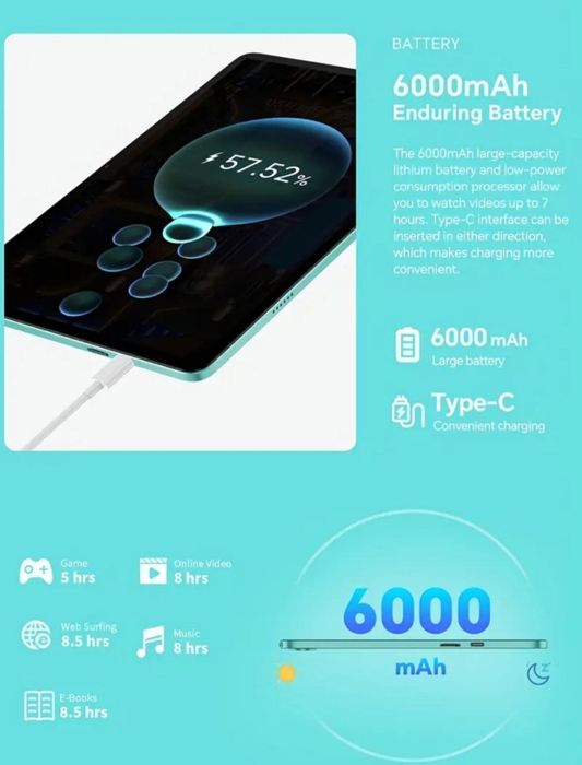 12/128 Gb, T606 8ядер, нові планшети з комплектом, ігровий планшет