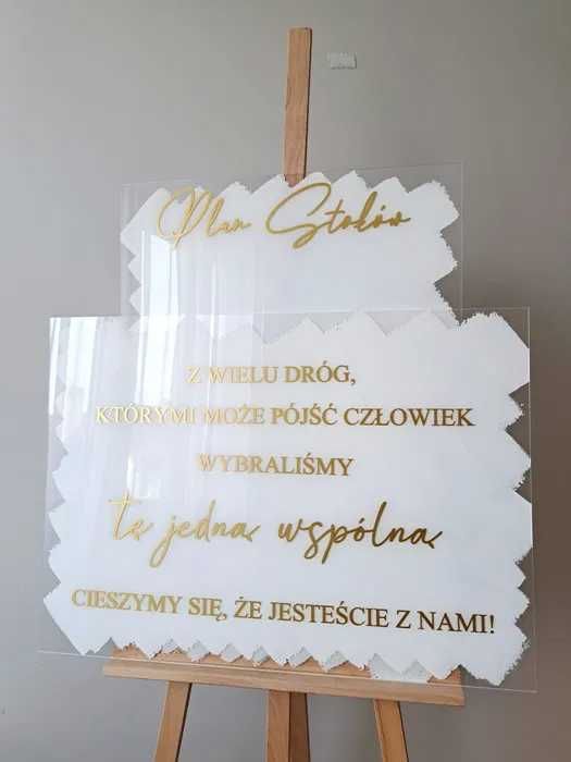 Tablica powitalna Tablica ślubne dodatki ślubne plan stołów