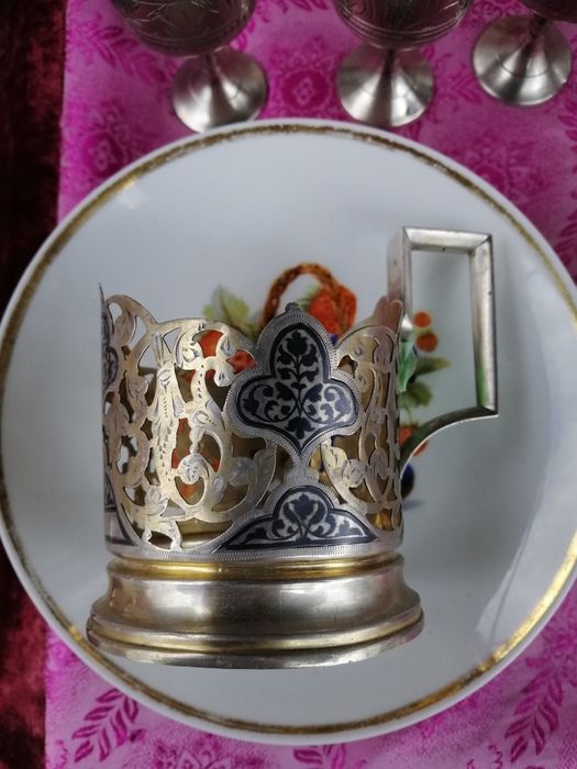 Подстаканники серебро