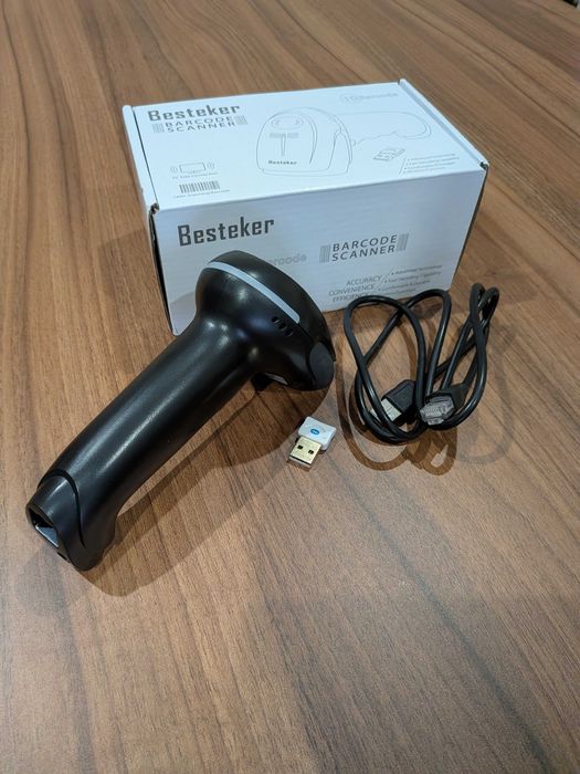 Leitor de Códigos de Barras Sem Fios Besteker