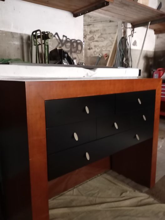 Conjunto moveis de sala em cerejeira