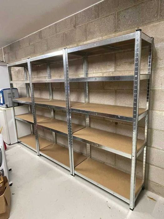 Стелаж металевий 180×90×40. Стелажі для взуття, посилені 180×100