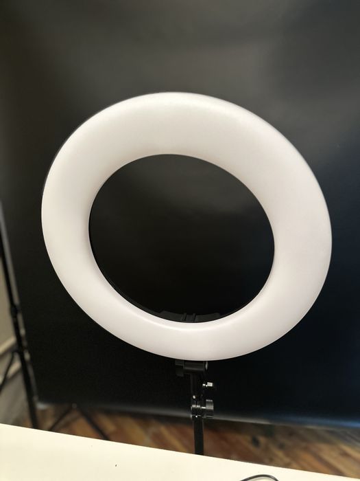 Профессиональный кольцевой LED RGB свет Weeylite WE-10S + штатив