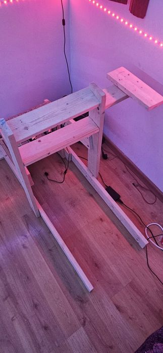 Sim rig Logitech G29+shifter (drewniany stelaż)    CENA DO NEGOCJACJI