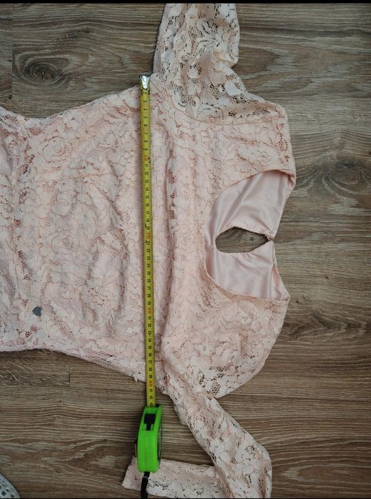 Sukienka różowa koronka XS/S