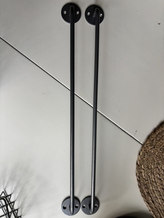 Ikea - 2 szyny relingi + 2 koszyki pojemniki kuchnia metal