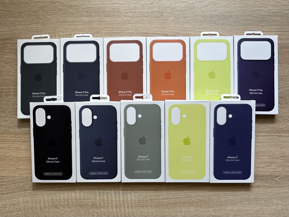 Чохол Apple Silicone Case MagSafe з кнопкою + Animation iPhone 17 | Pro | Max