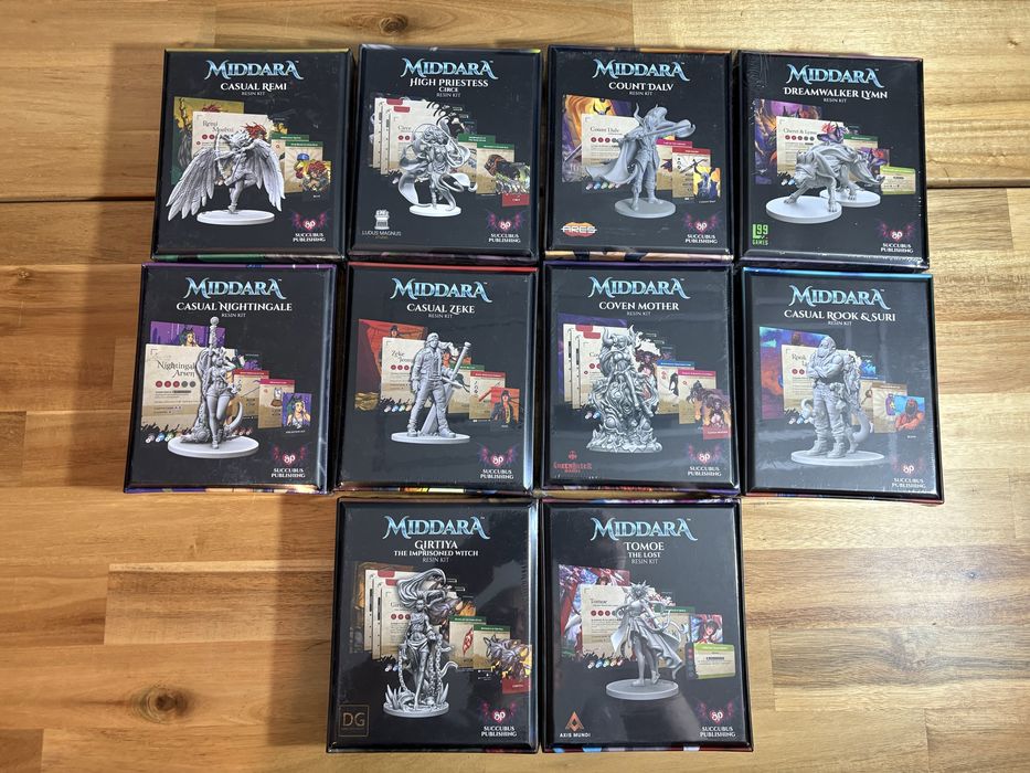 Middara Resin kits - 10 packs - niedostepne w sklepie