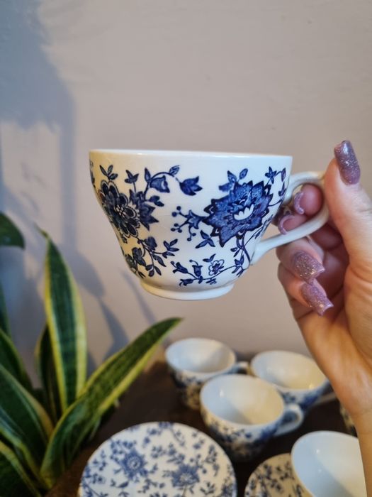 Anglia England porcelana zastawa komplet Filiżanki spodki do herbaty v