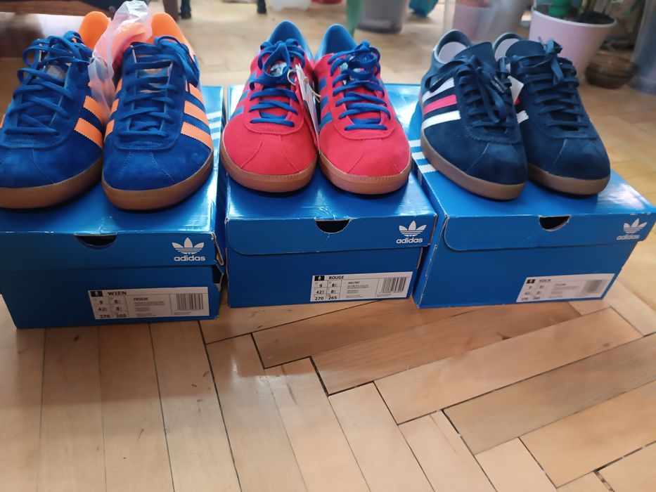 Кросівки Adidas Originals City Series Rouge,Wien,Koln Vintage Spezial