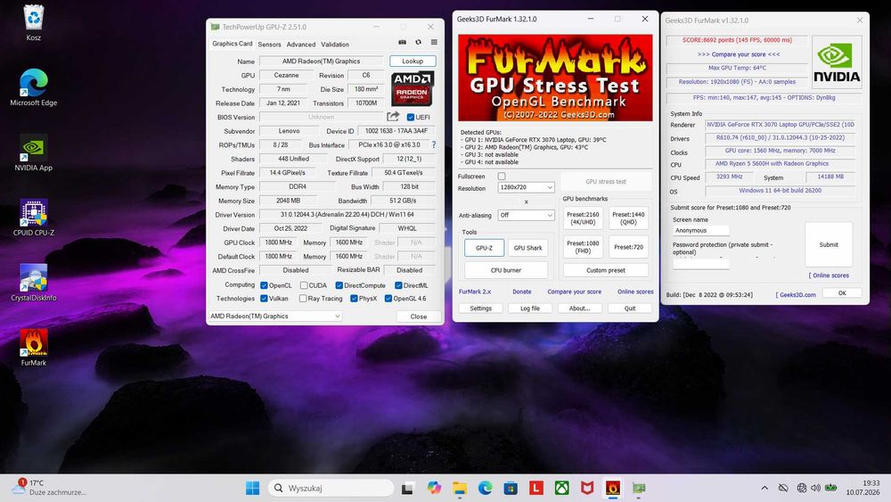 Lenovo Legion 5 RTX 3070