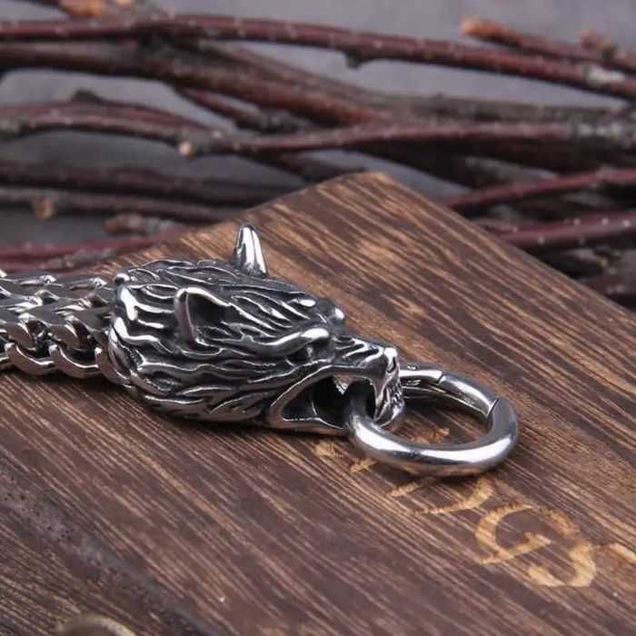 Bransoleta męska wilki