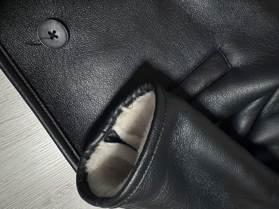 Дубльонка чорна з мєхом, з хутром Mohito