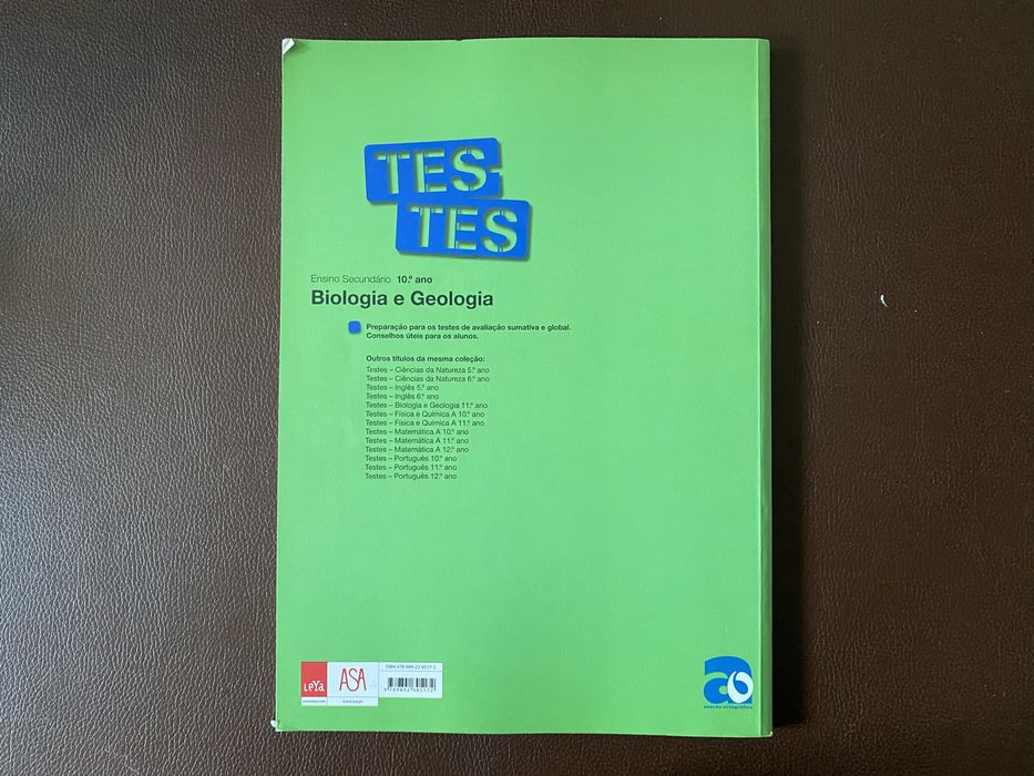 Biologia e Geologia - exercícios