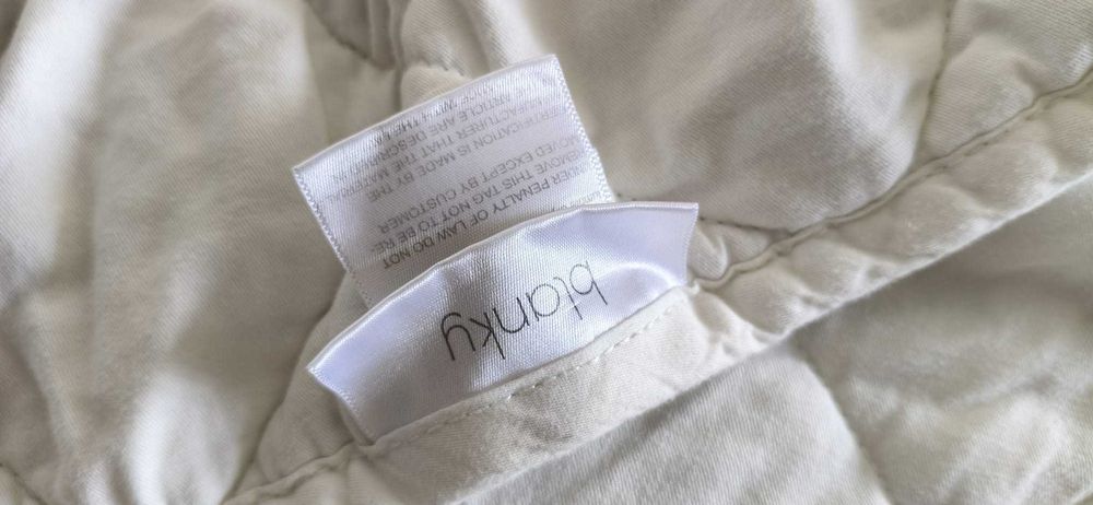 Cobertor pesado Blanky, para casal com capa em tons cinza escuro