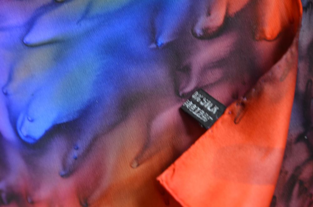chusta apaszka 100% Silk jedwab 87x90