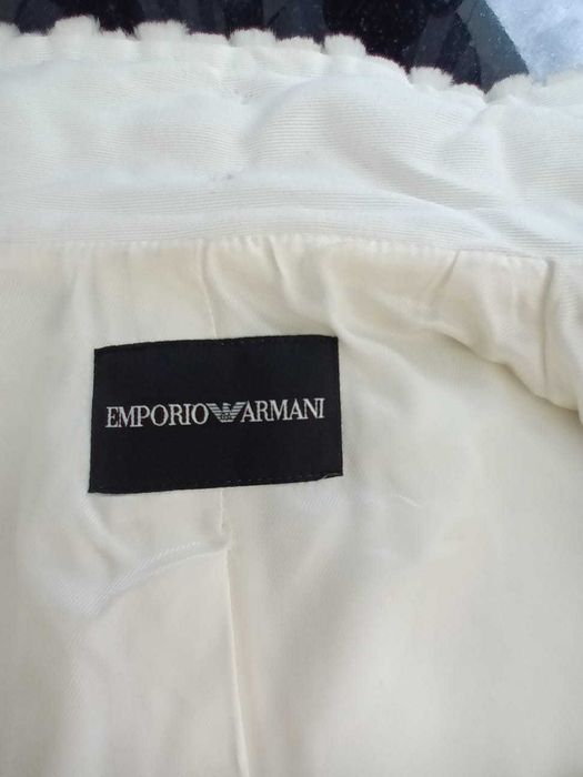 Armani kurtka sztuczne futro elegancka