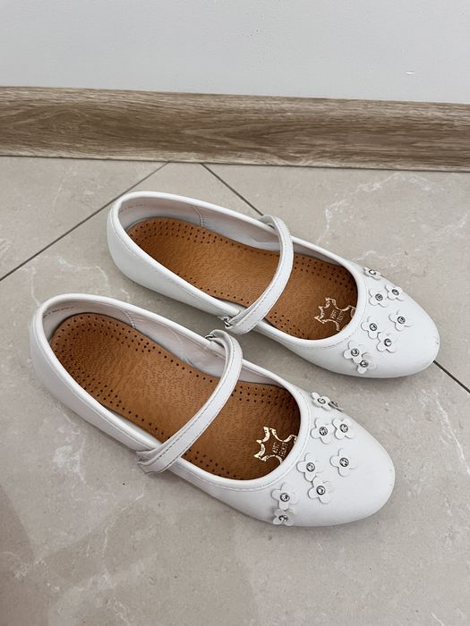 Białe półbuty 36 Graceland baleriny buty dla dziewczynki